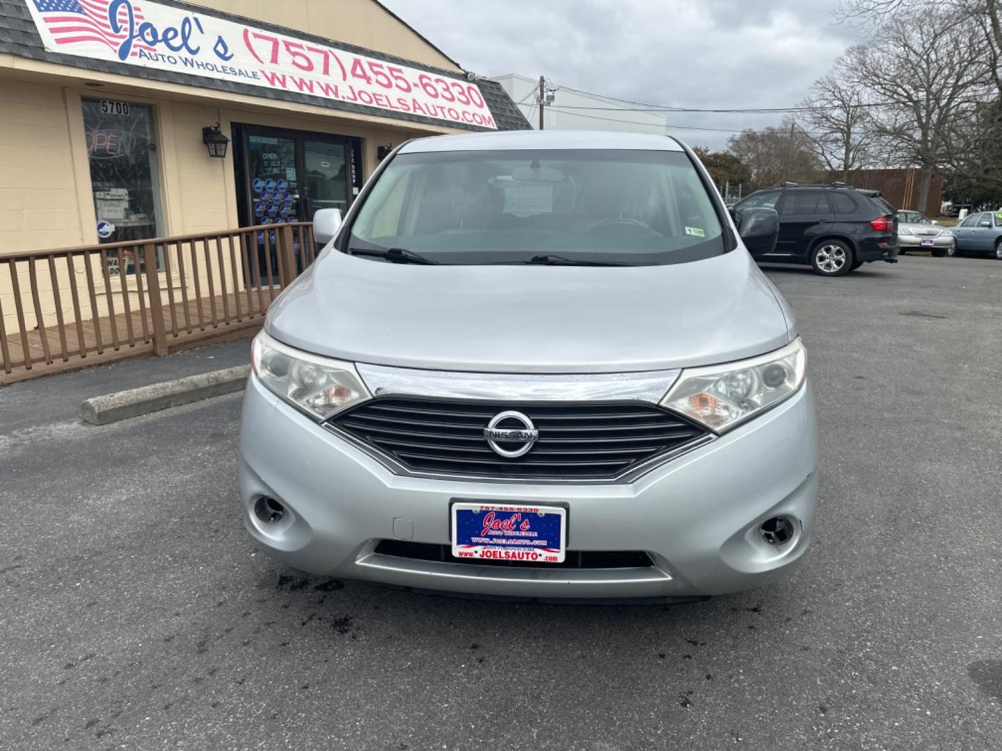 2012 Silver Nissan Quest 3.5 S (JN8AE2KP9C9) with an 3.5L V6 DOHC 24V engine, Continuously Variable Transmission transmission, located at 5700 Curlew Drive, Norfolk, VA, 23502, (757) 455-6330, 36.841885, -76.209412 - Photo#4